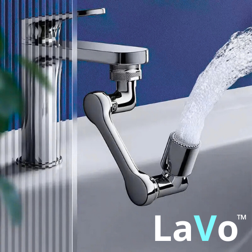 LaVo™, Aérateur de robinet universel rotatif à 1080°